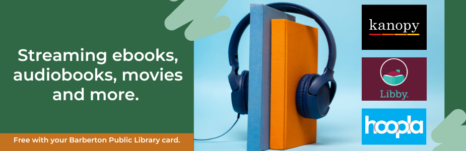 Streaming ebooks, audiobooks, movies and more. Free with your library card.