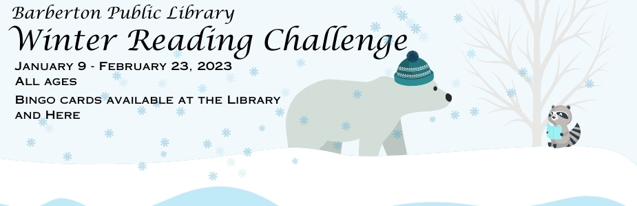 Winter Reading Challenge Jan 9 - Feb 23